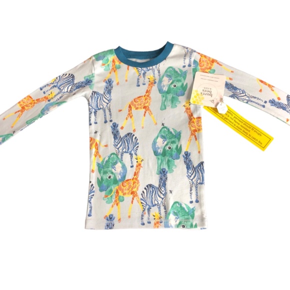 Burt's Bees Kids Organic Cotton Pajama Tops ONLY Sizes 2T, 3T - Picture 6 of 10